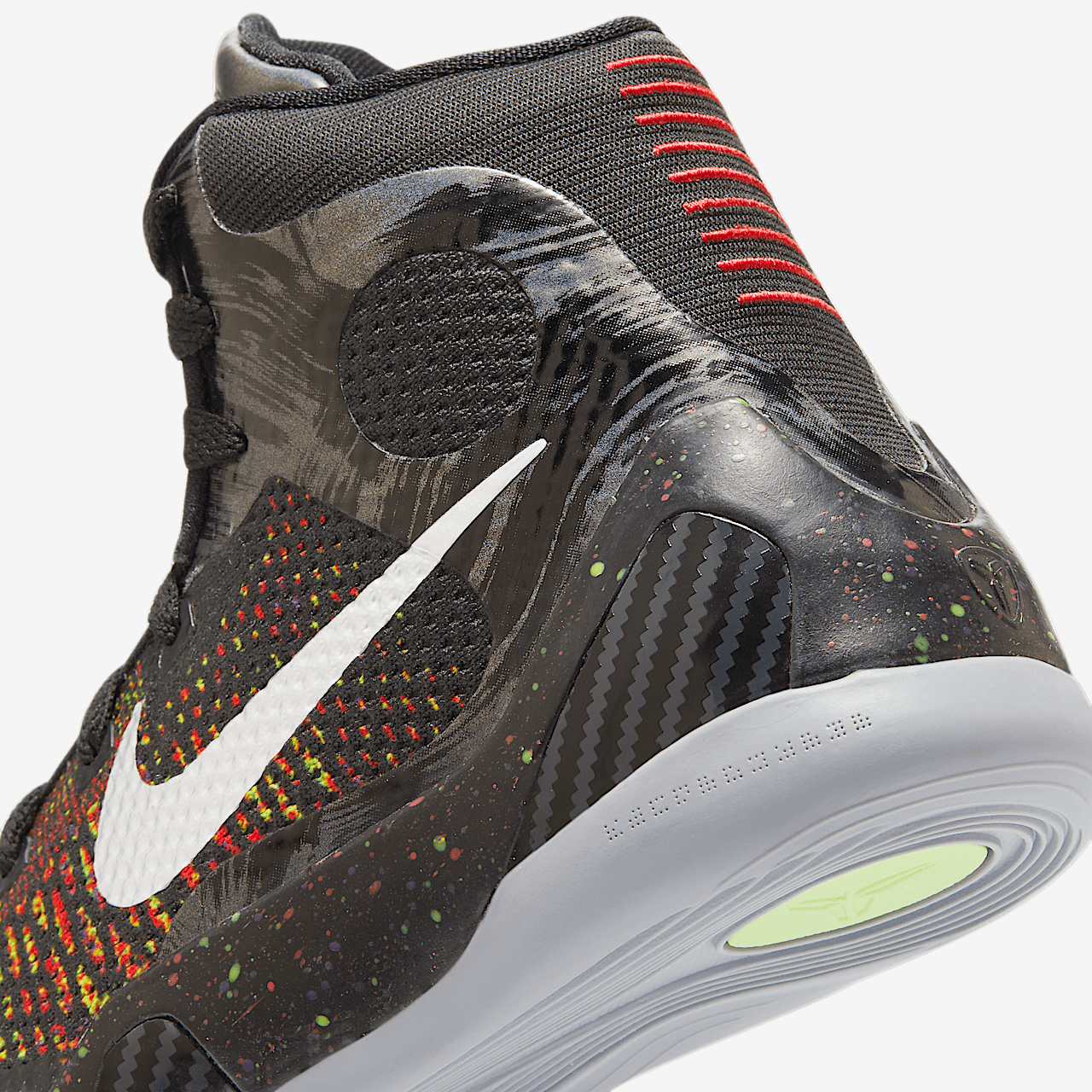 Nike Kobe sneaker Zwart/Bright Crimson/Volt/Metallic Silver