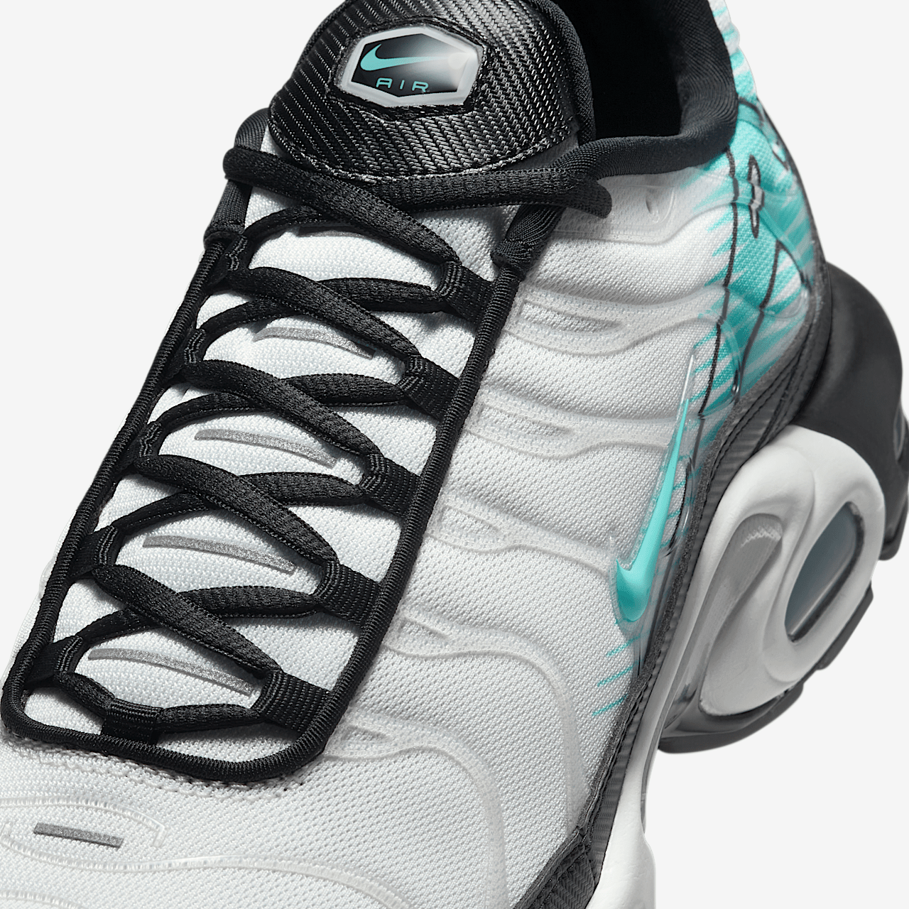 Nike Air Max Plus sneaker Summit White/Zwart/Iron Grey/Aurora Green