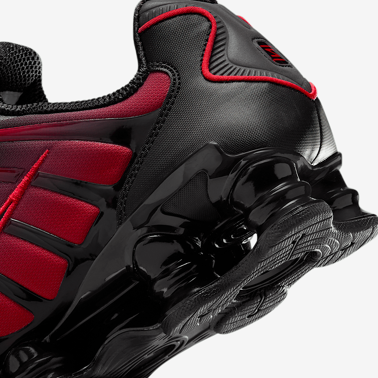 Nike Nike Shox sneaker Zwart/University Red/Zwart