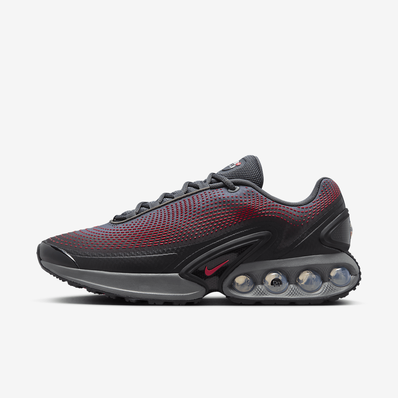 Nike Air Max DN sneaker Zwart/Iron Grey/University Red
