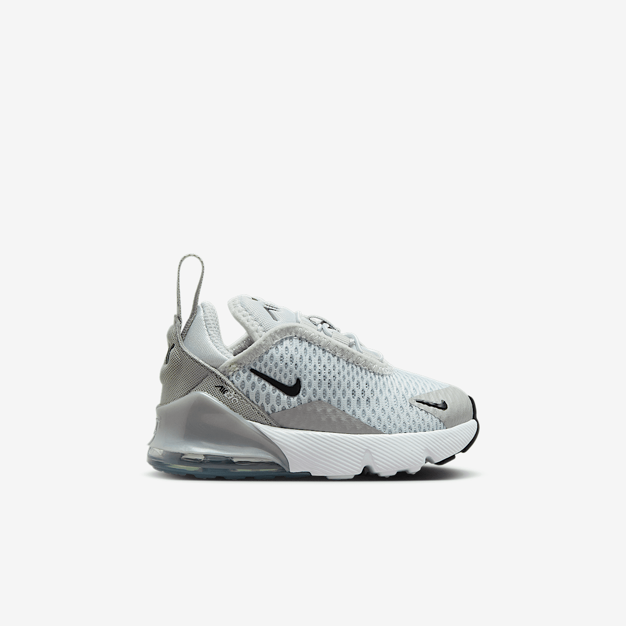 Nike Air max 270 sneaker Pure Platinum/Light Smoke Grey/Metallic Silver/Zwart