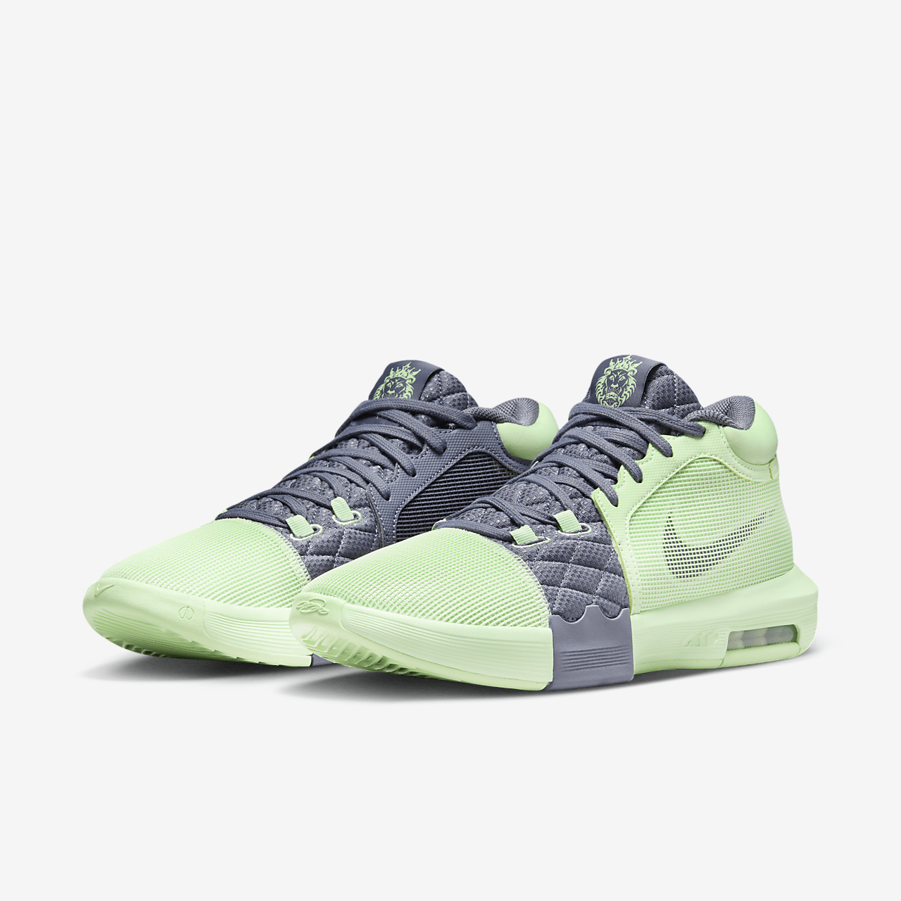 Nike LeBron sneaker Vapor Green/Light Carbon/Wit