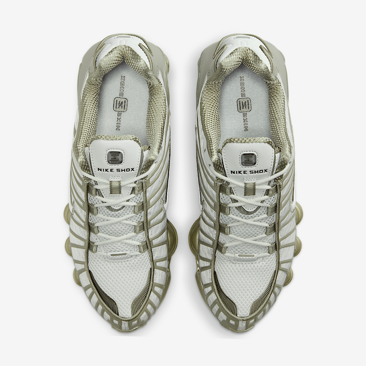 Nike Shox sneaker Light Silver/Light Army/Wit