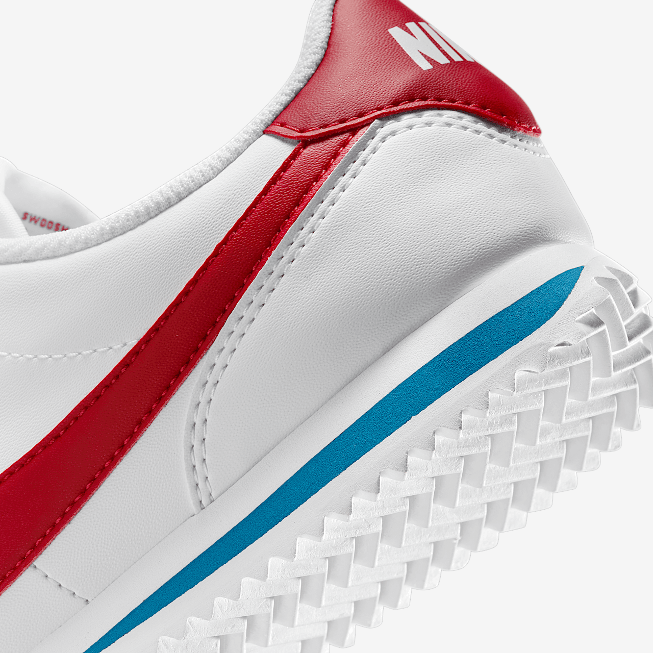 Nike Cortez sneaker Wit/Varsity Blue/Varsity Red
