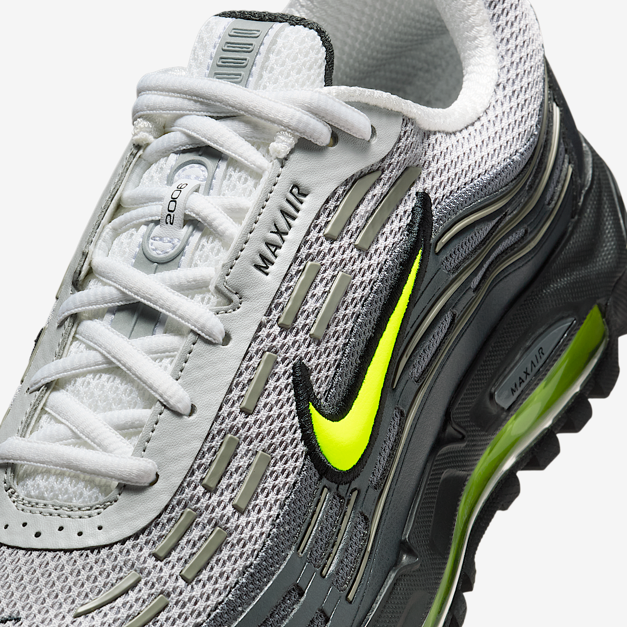 Nike Air Max sneaker Pearl Grey/Anthracite/Light Graphite/Neon Yellow
