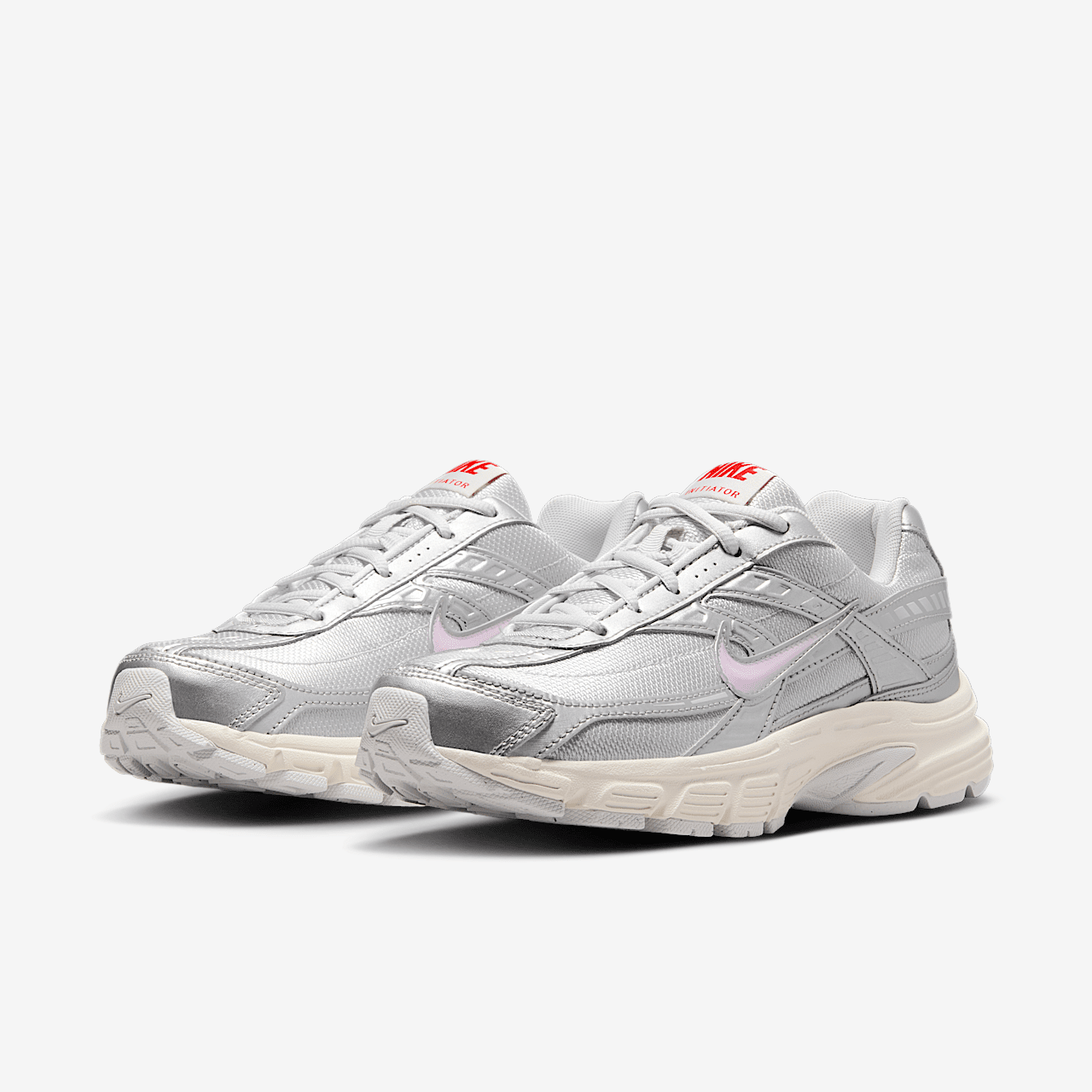 Nike  sneaker Vast Grey/Metallic Silver/Pale Ivory/Pink Foam