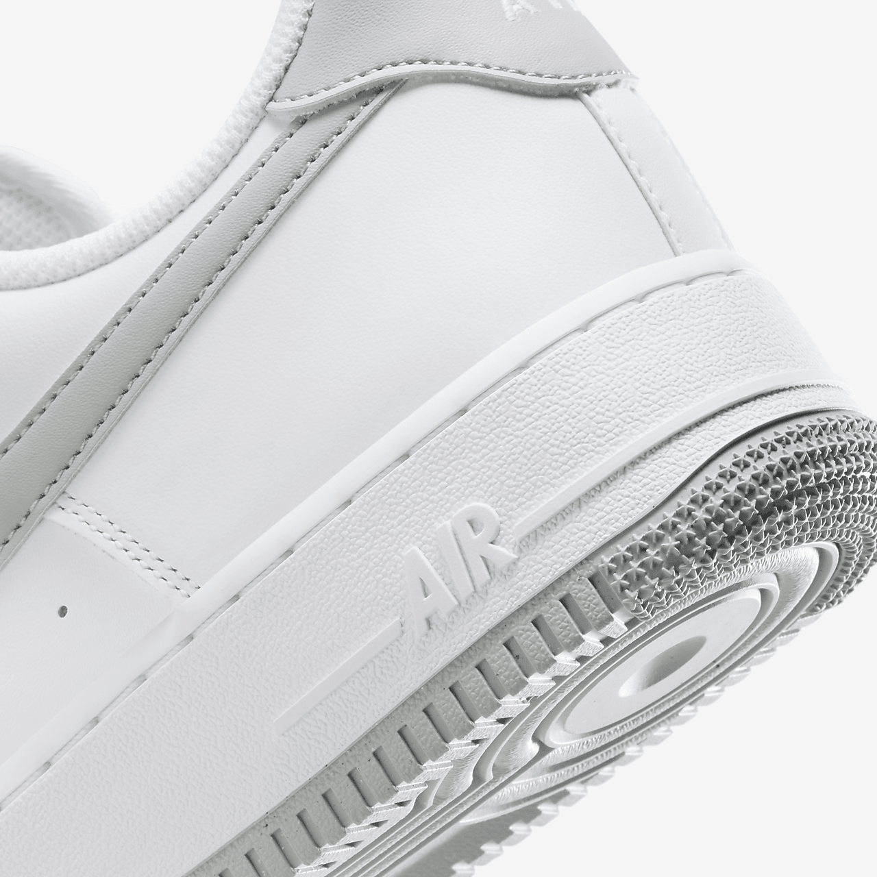 Nike Air Force 1 sneaker Wit/Wit/Light Smoke Grey