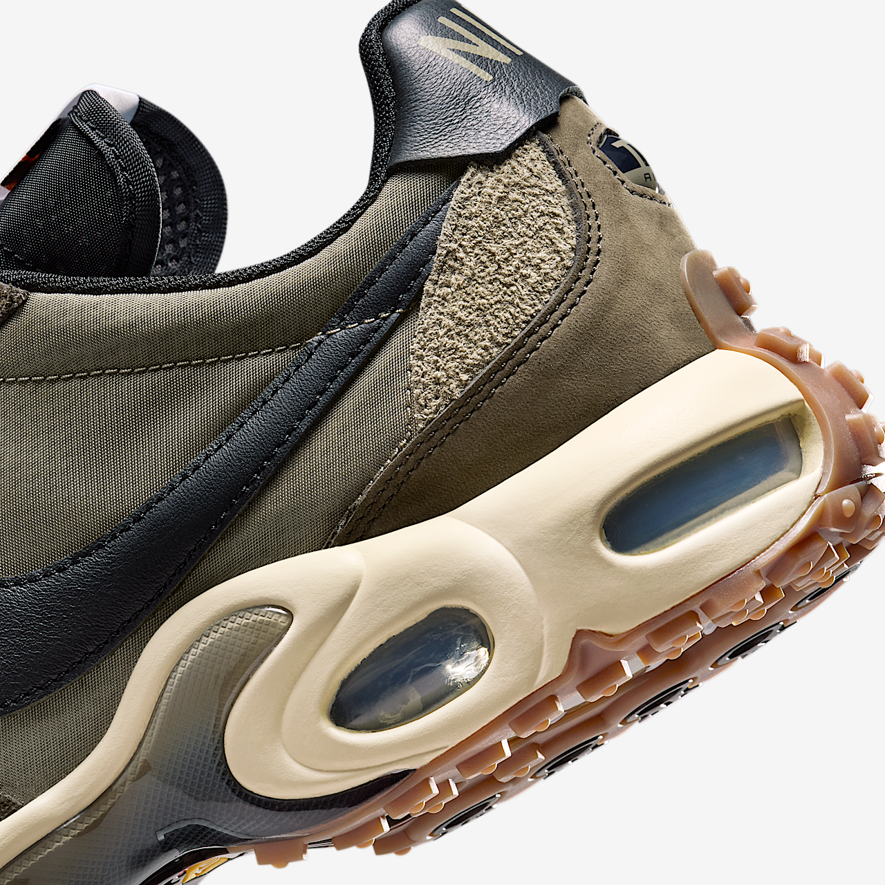 Nike Air Max sneaker Matte Olive/Gum Dark Brown/Legion Brown/Zwart