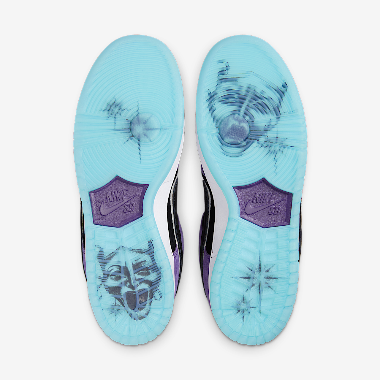Nike Dunk Low sneaker Court Purple/Wit/Lagoon Pulse/Zwart