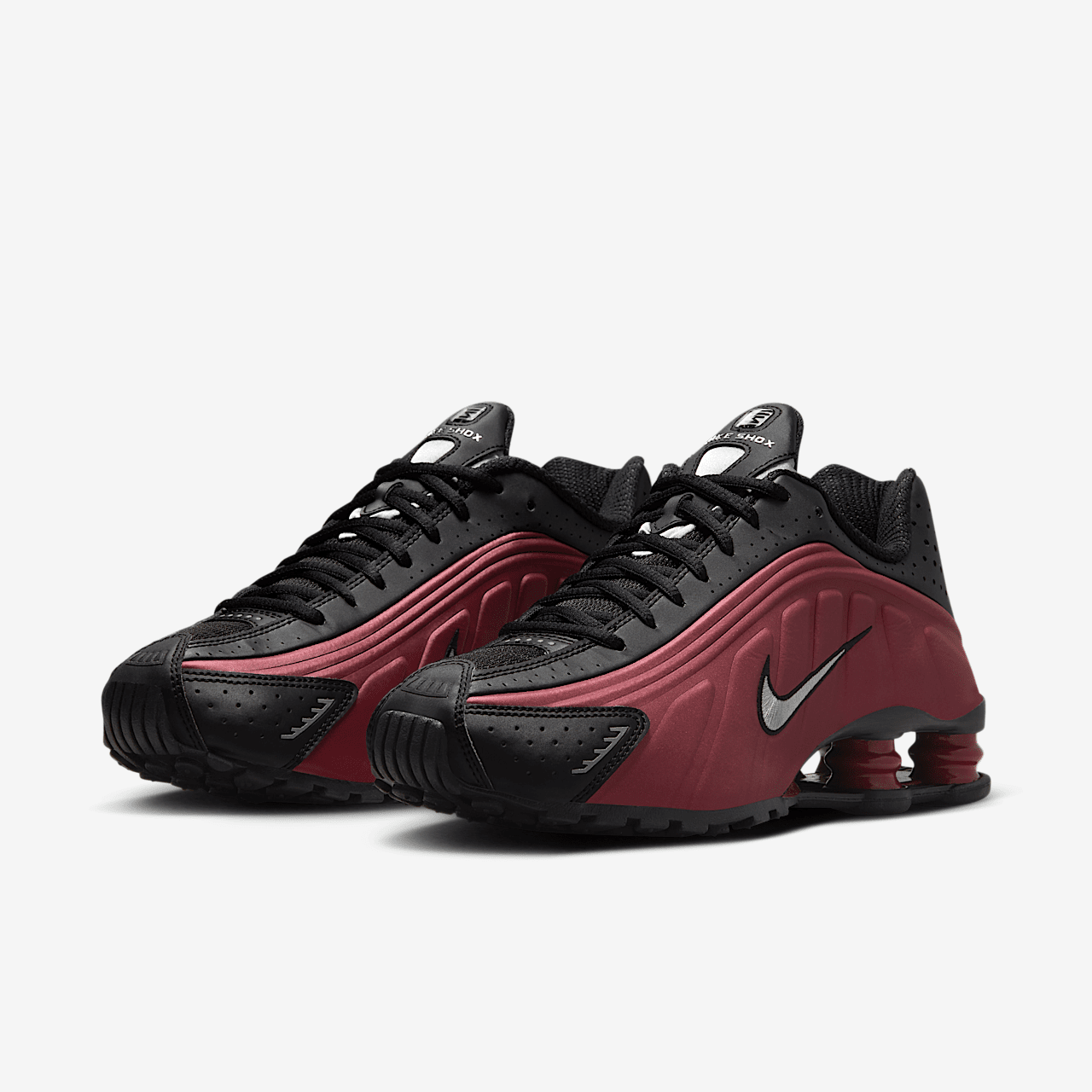 Nike Shox sneaker Zwart/Team Red/Metallic Silver