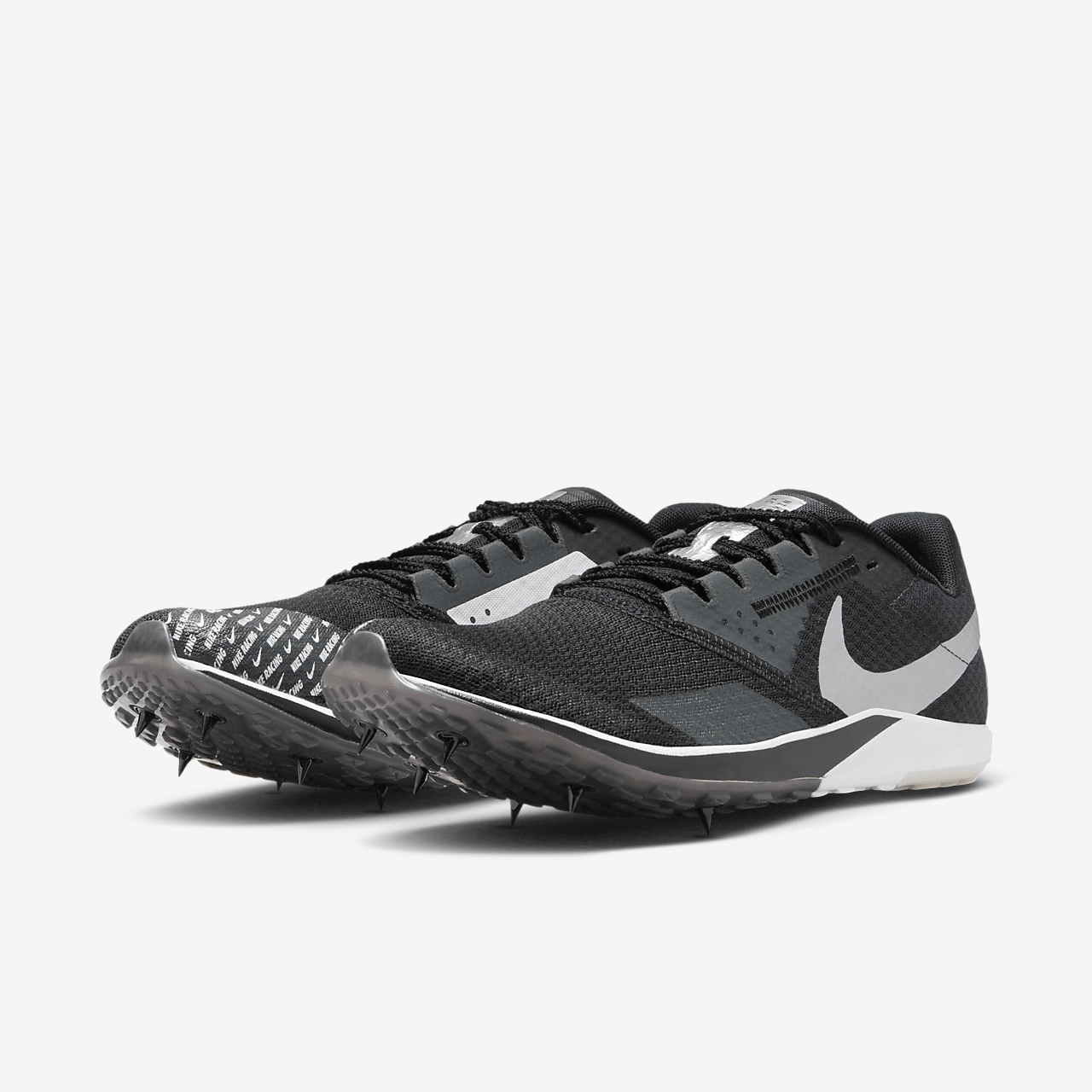 Nike  sneaker Zwart/Dark Smoke Grey/Wit/Metallic Silver