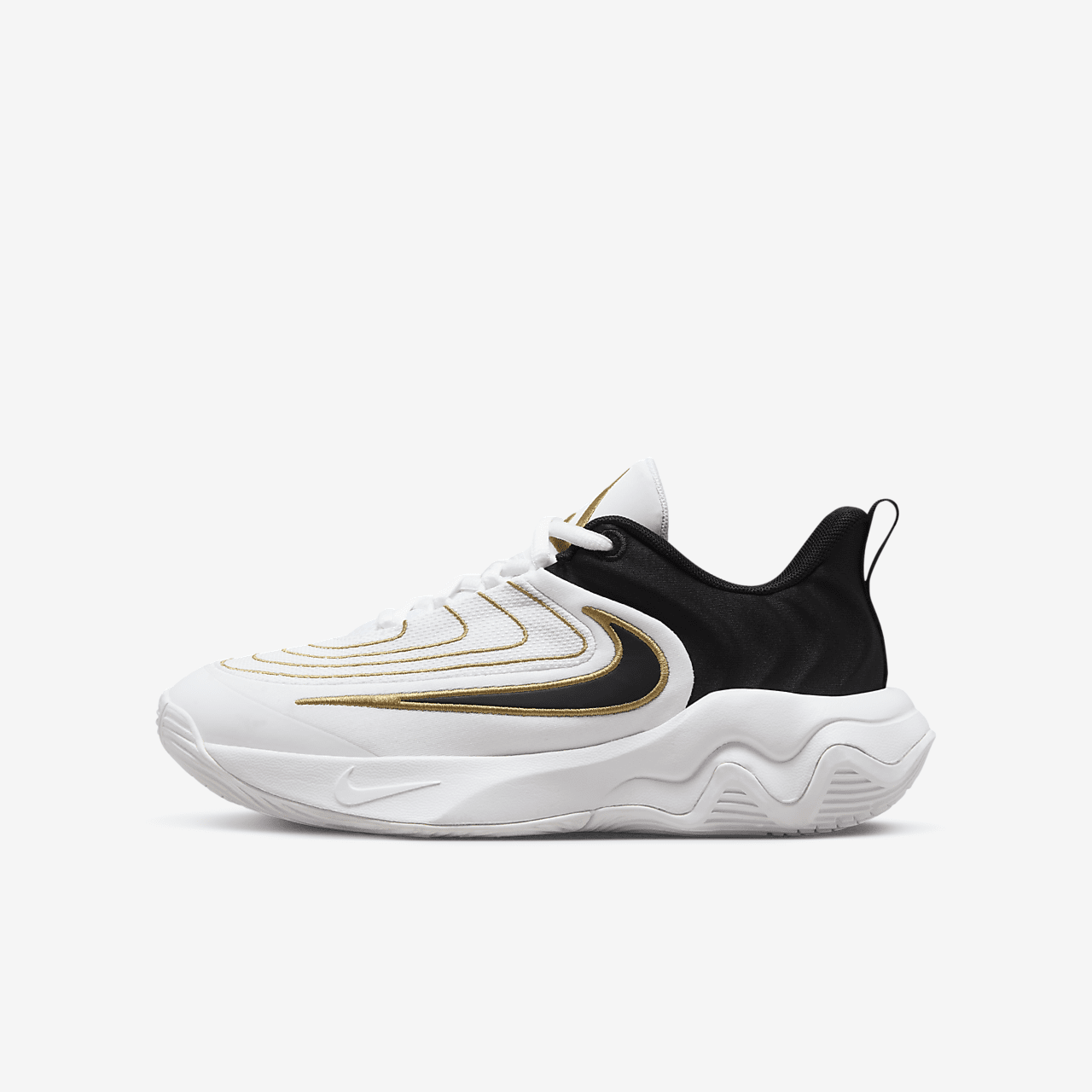 Nike  sneaker Wit/Metallic Gold/Zwart