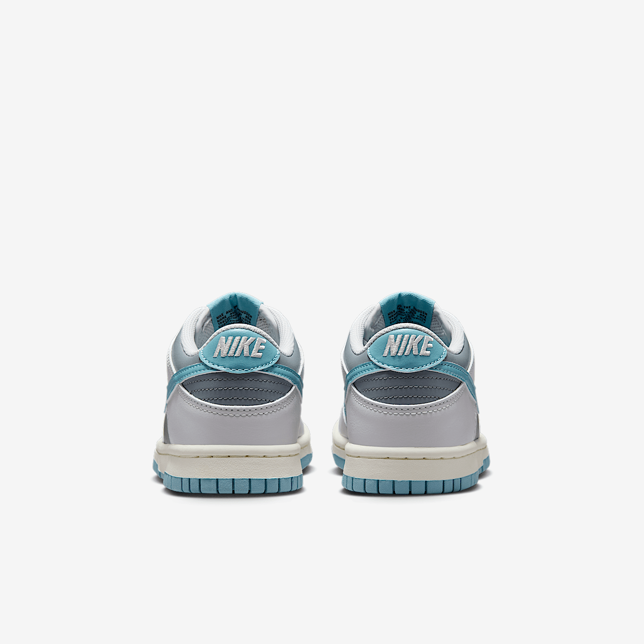 Nike Dunk Low sneaker Photon Dust/Smoke Grey/Sail/Denim Turquoise