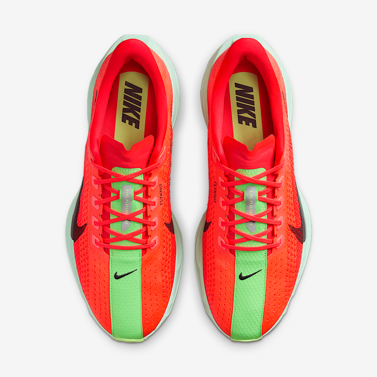 Nike Pegasus sneaker Bright Crimson/Lime Blast/Mint Foam/Cave Purple