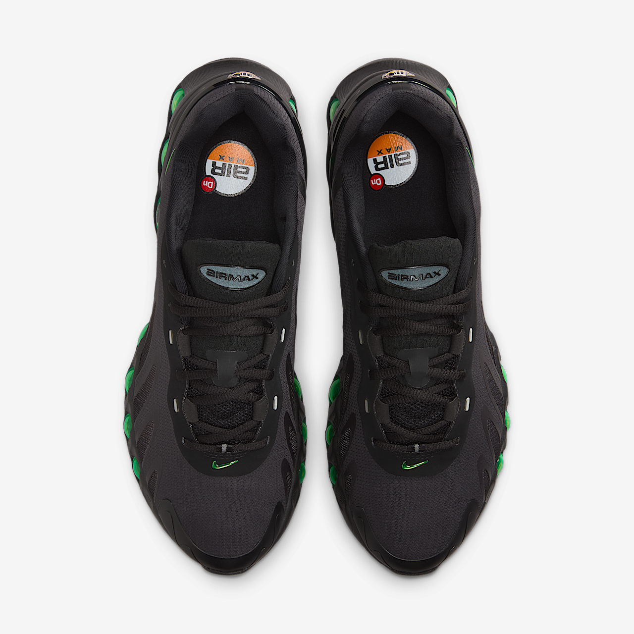 Nike Air Max DN sneaker Zwart/Dark Smoke Grey/Zwart/Green Strike