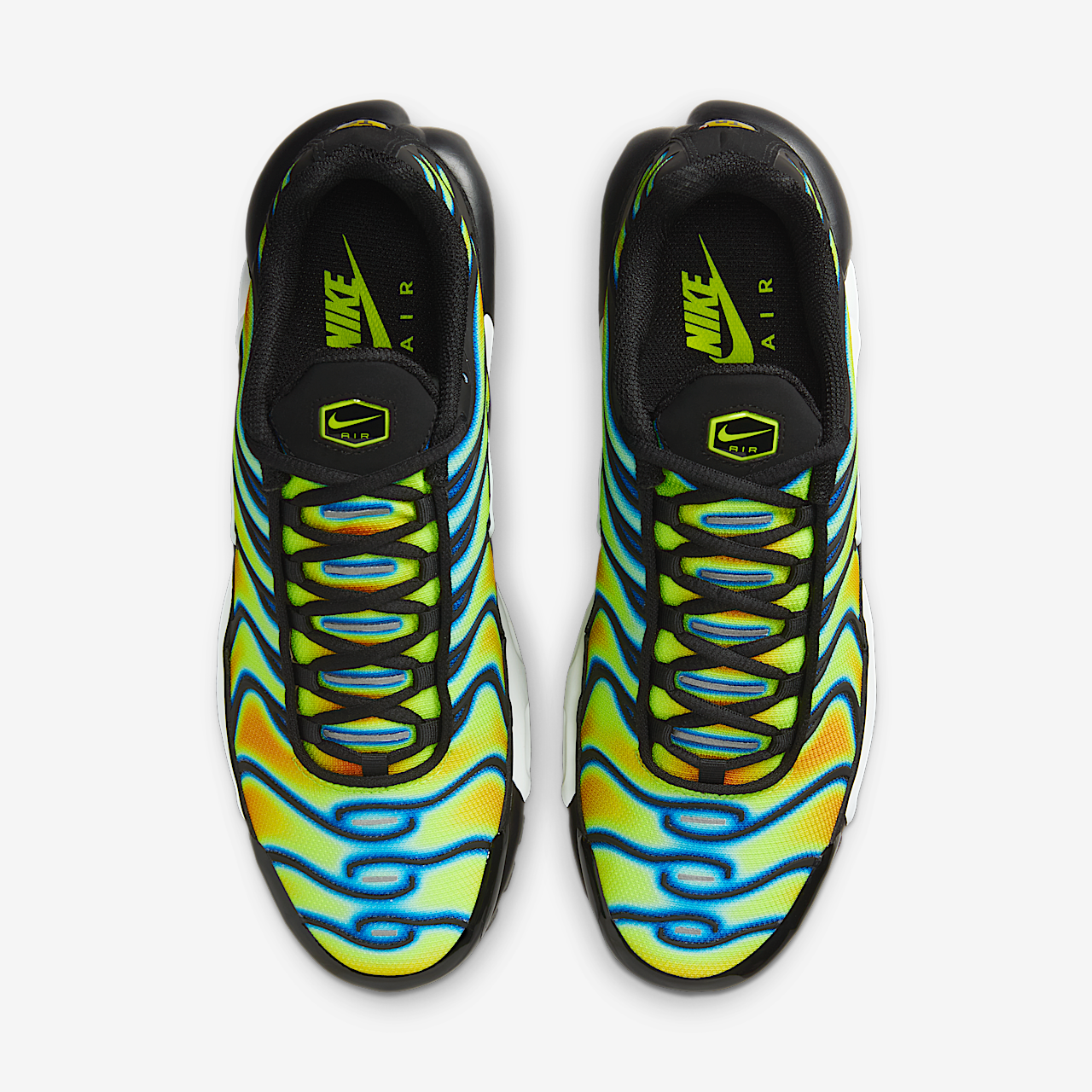 Nike Air Max Plus sneaker Zwart/Sundial/Neon Yellow/Wit