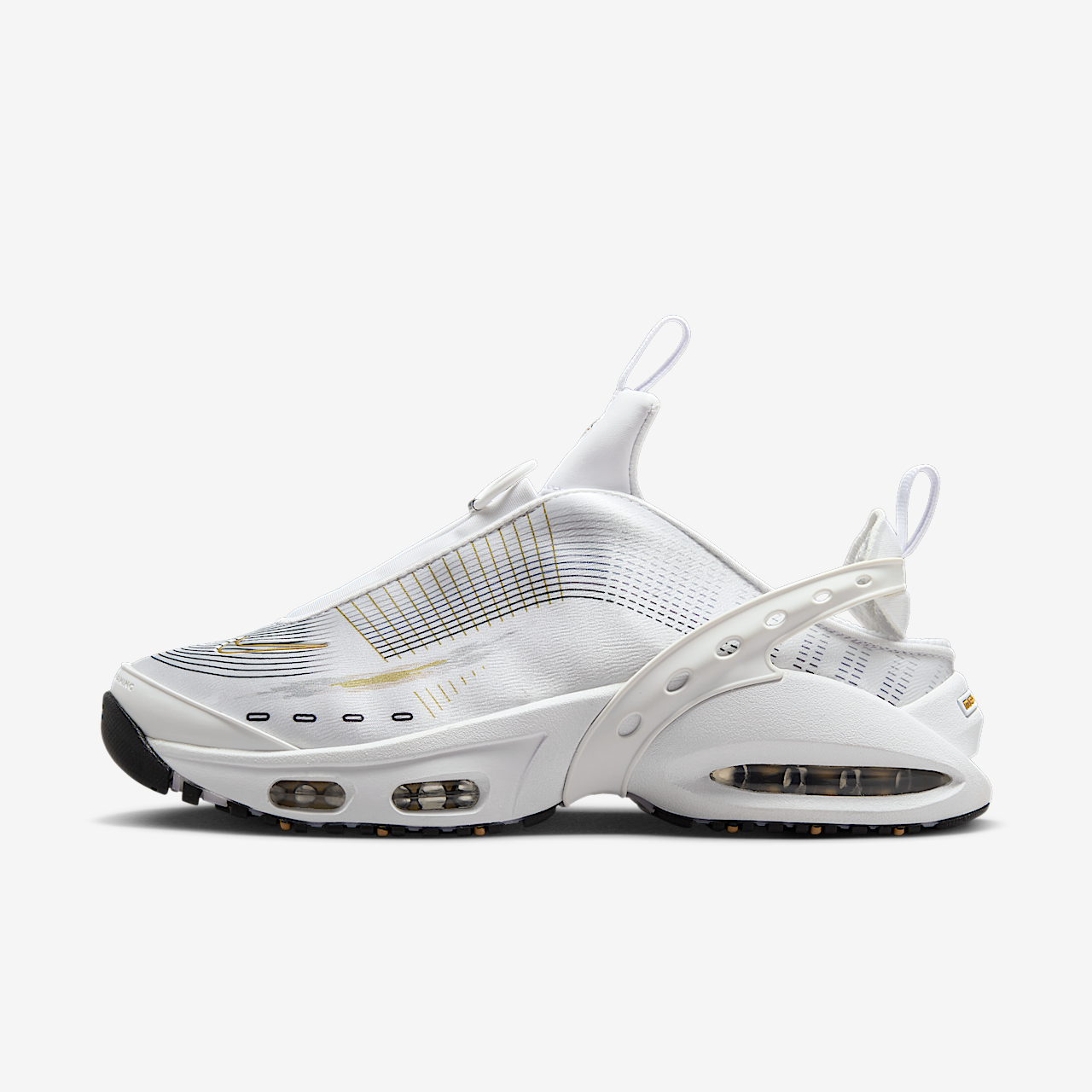 Nike Air Max sneaker Wit/Zwart/Copper Moon/Metallic Gold