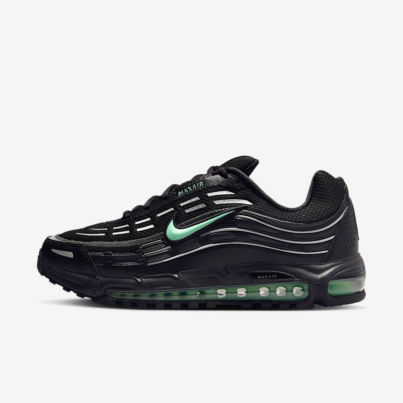 Nike Air Max sneaker Zwart/Metallic Silver/Anthracite/Mint Foam