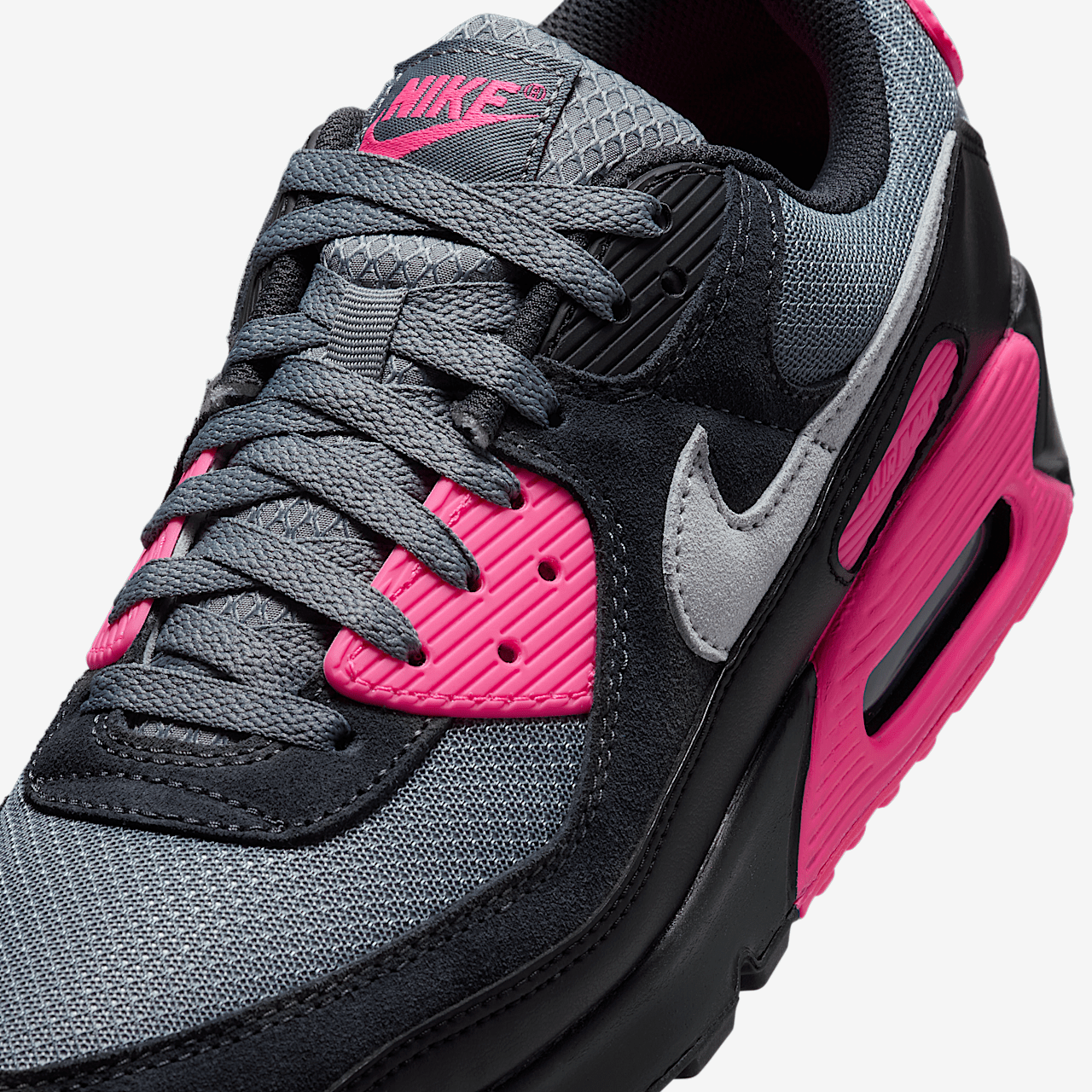 Nike Air max 90 sneaker Cool Grey/Hyper Pink/Zwart/Wolf Grey