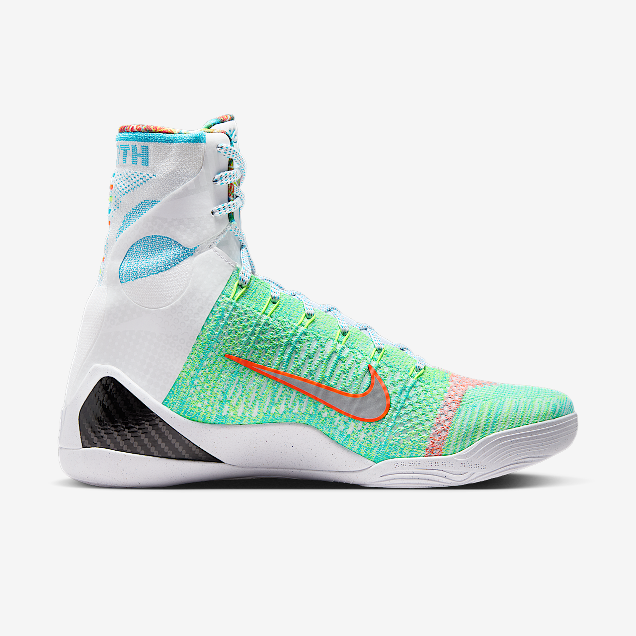 Nike Kobe sneaker Wit/Chlorine Blue/Zwart/Reflective Silver