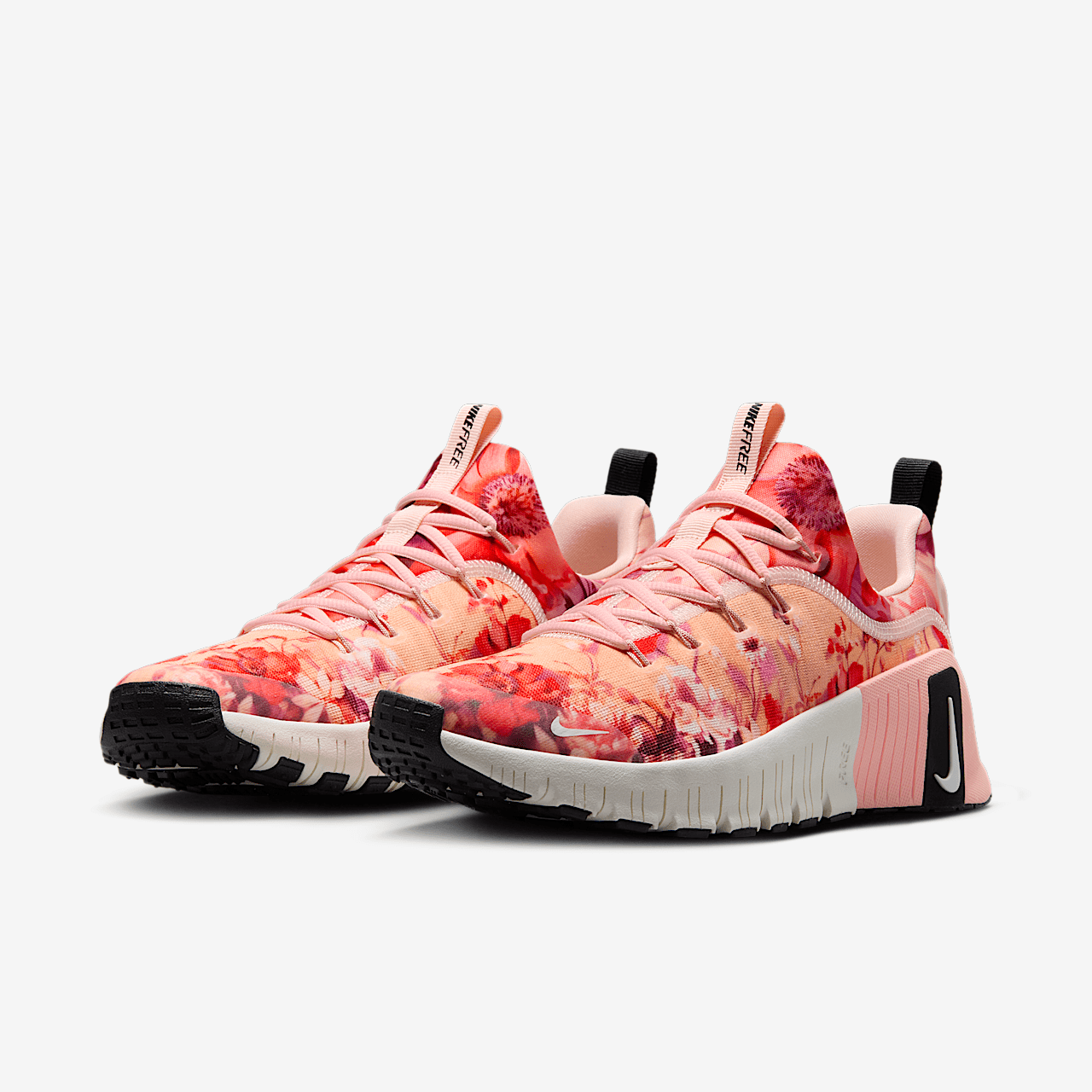 Nike Free sneaker Washed Coral/Zwart/Sail