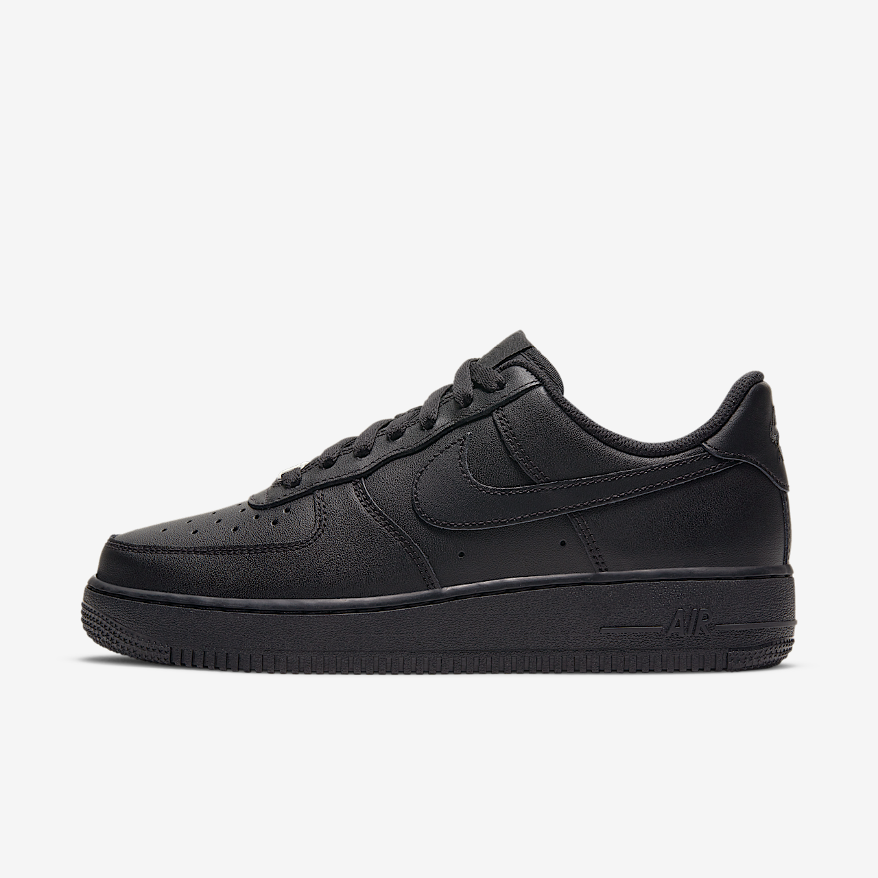 Nike Air Force 1 sneaker Zwart/Zwart/Zwart/Zwart