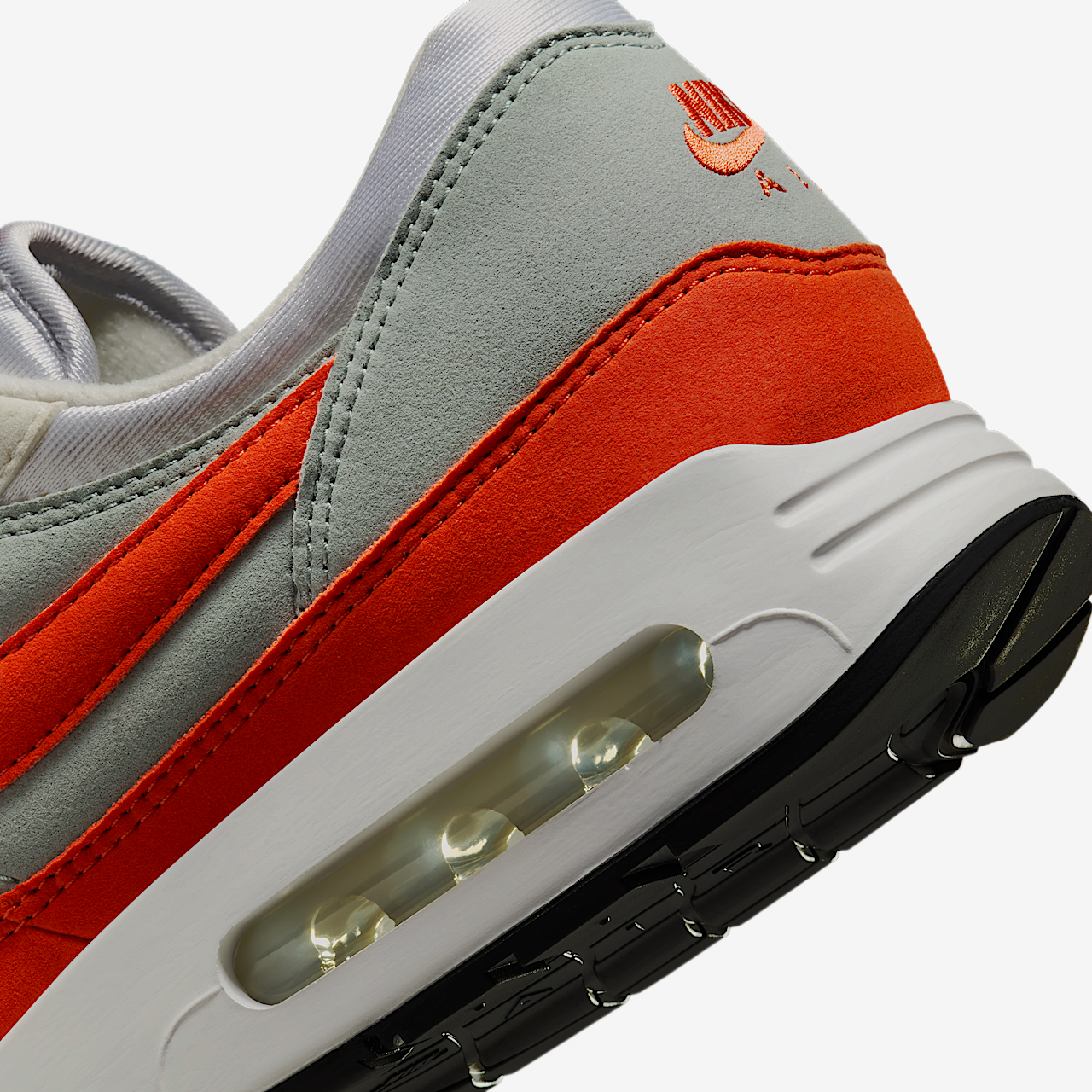 Nike Air Max 1 sneaker Summit White/Light Pumice/Zwart/Cosmic Clay