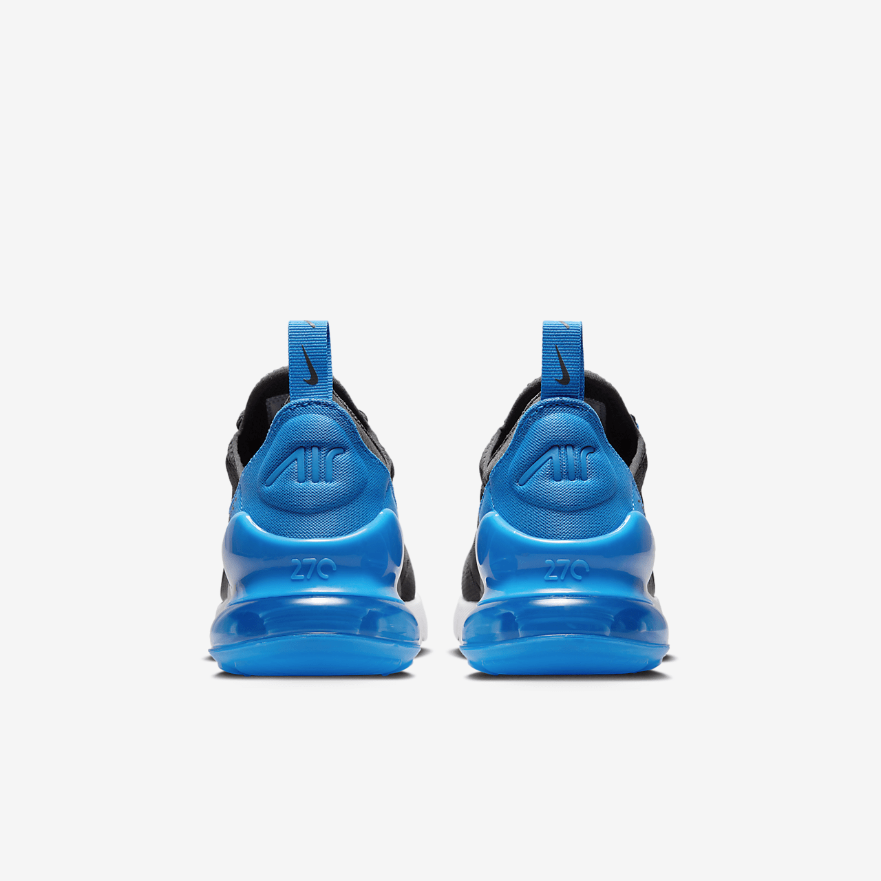 Nike Air max 270 sneaker Anthracite/Zwart/Wit/Light Photo Blue