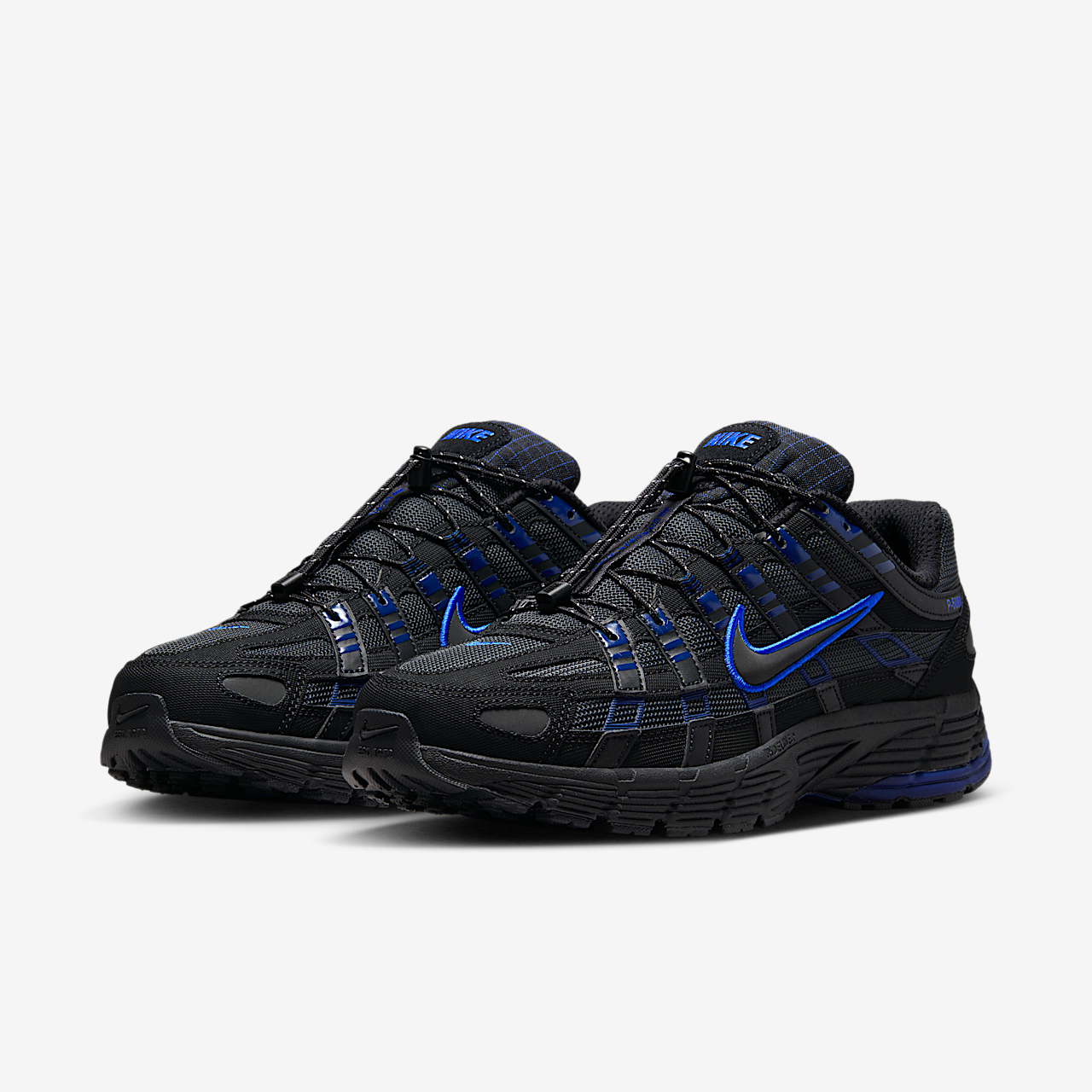 Nike P-6000 sneaker Zwart/Anthracite/Blue Void/Racer Blue