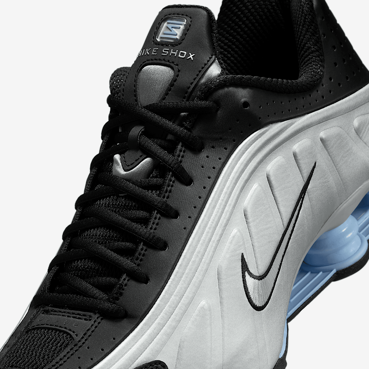 Nike Nike Shox sneaker Metallic Silver/Zwart/Psychic Blue/Metallic Silver