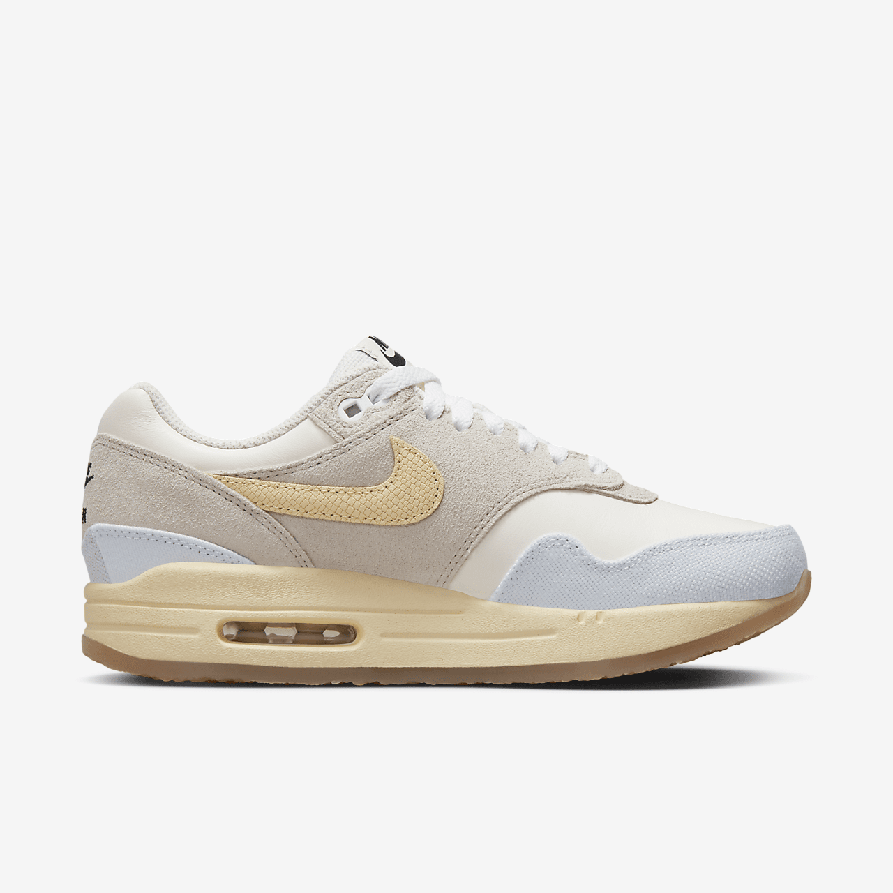 Nike Air Max 1 sneaker Light Bone/Sail/Football Grey/Pale Vanilla