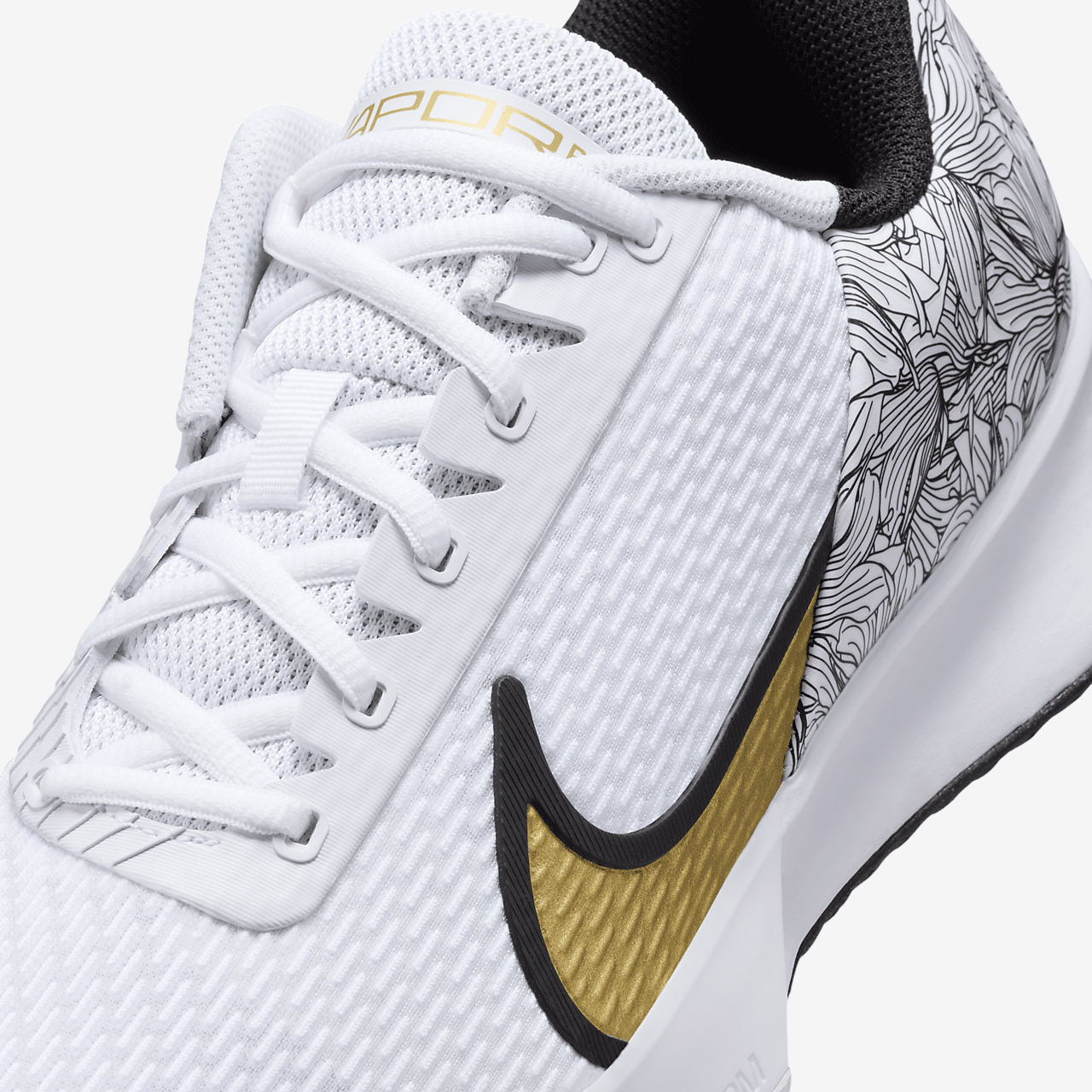 Nike  sneaker Wit/Zwart/Metallic Gold