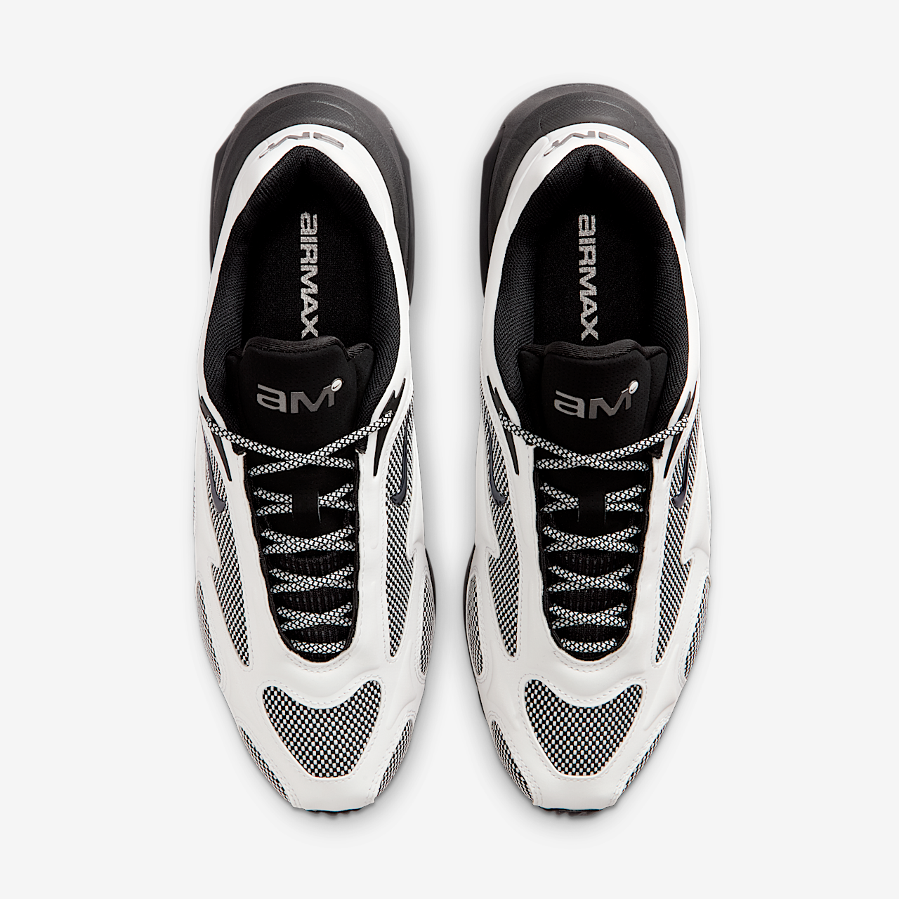 Nike Air Max sneaker Summit White/Zwart/Metallic Dark Grey