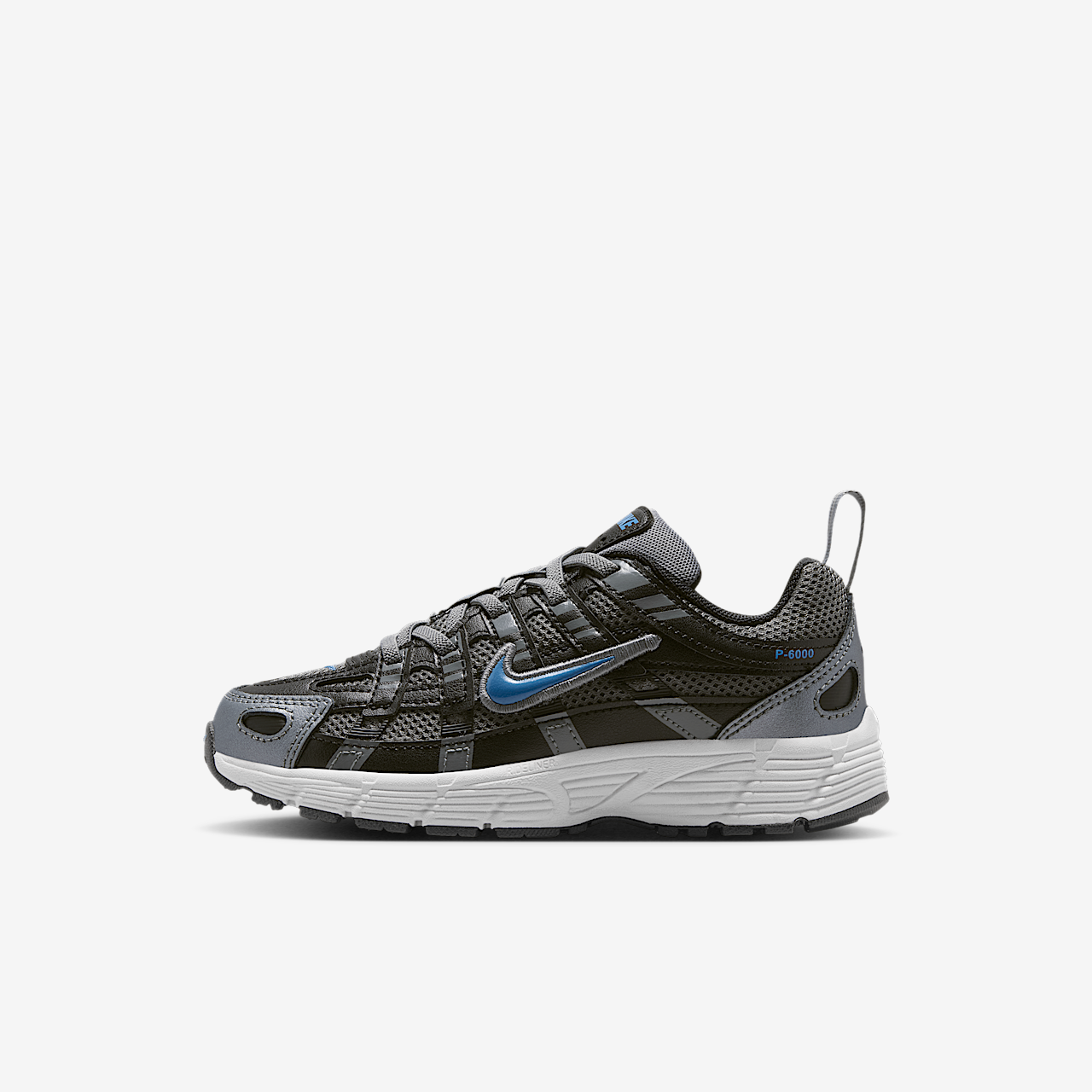Nike P-6000 sneaker Smoke Grey/Zwart/Platinum Tint/Dutch Blue