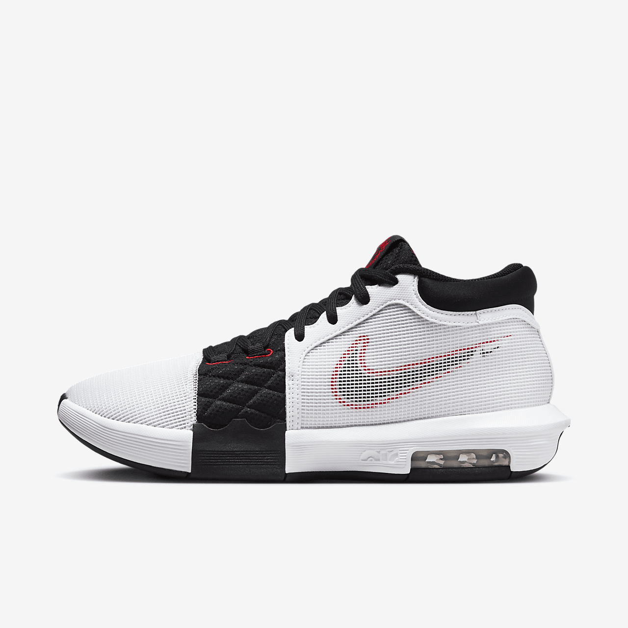Nike LeBron sneaker Wit/University Red/Zwart