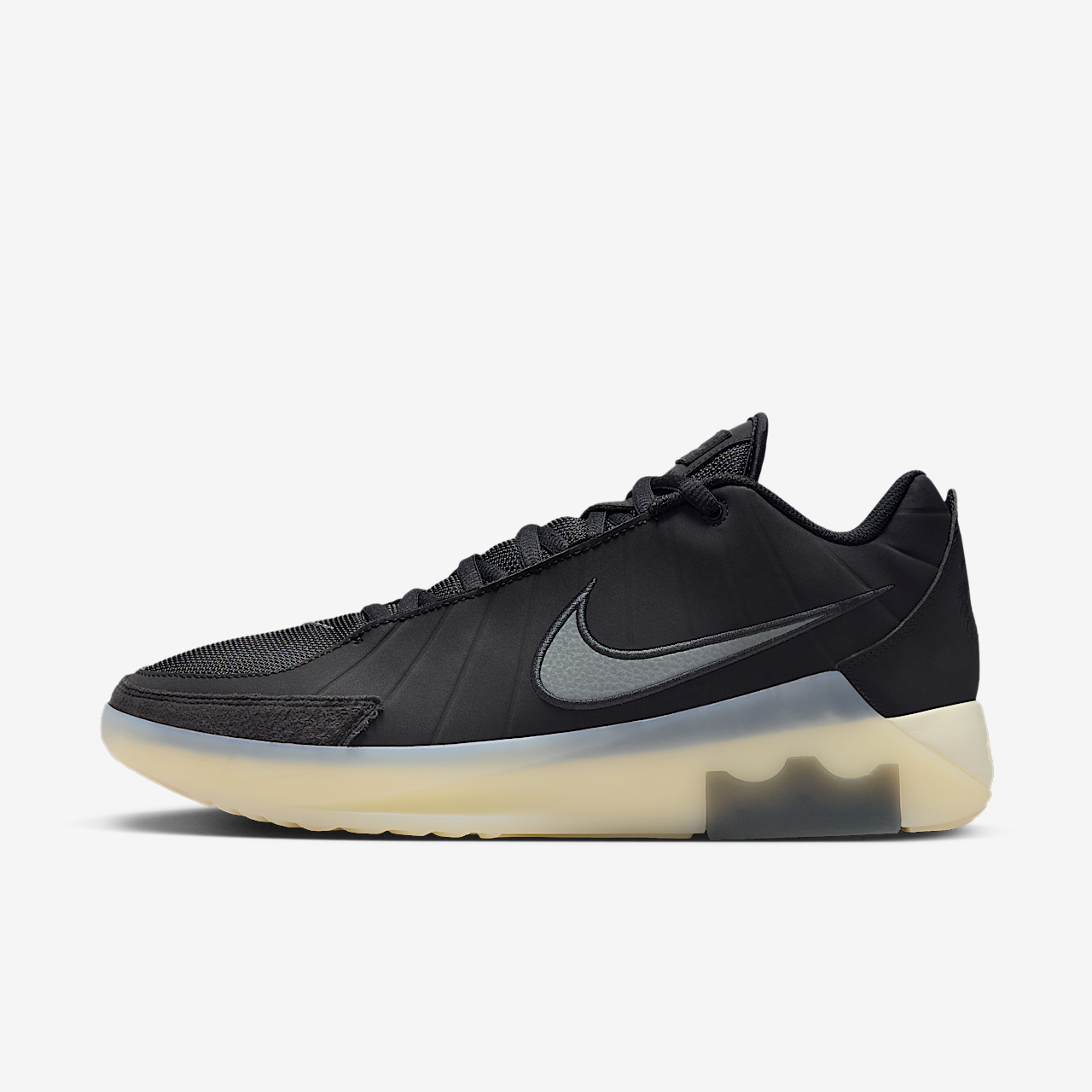 Nike LeBron sneaker Zwart/Coconut Milk/Iron Grey