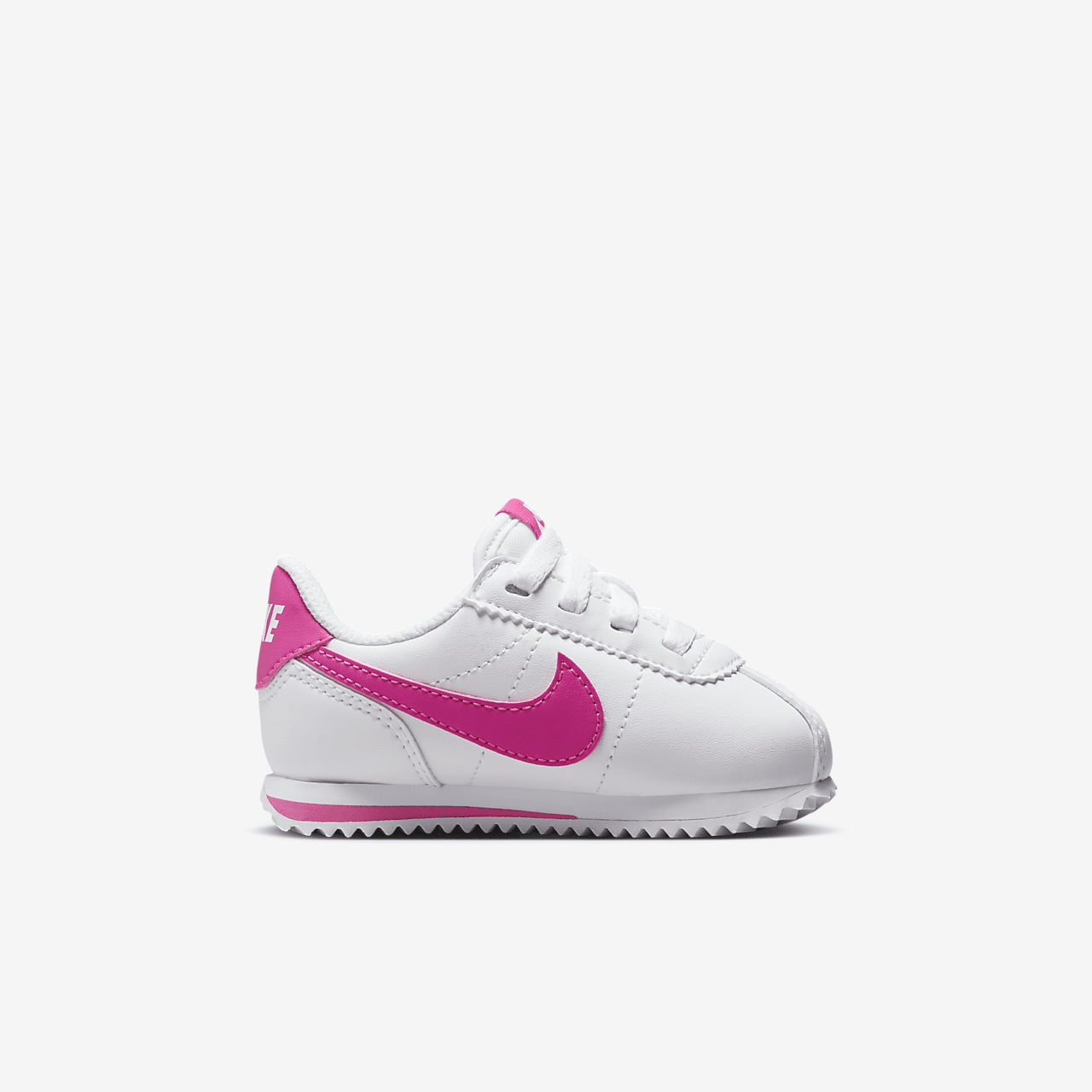 Nike Cortez sneaker Wit/Laser Fuchsia