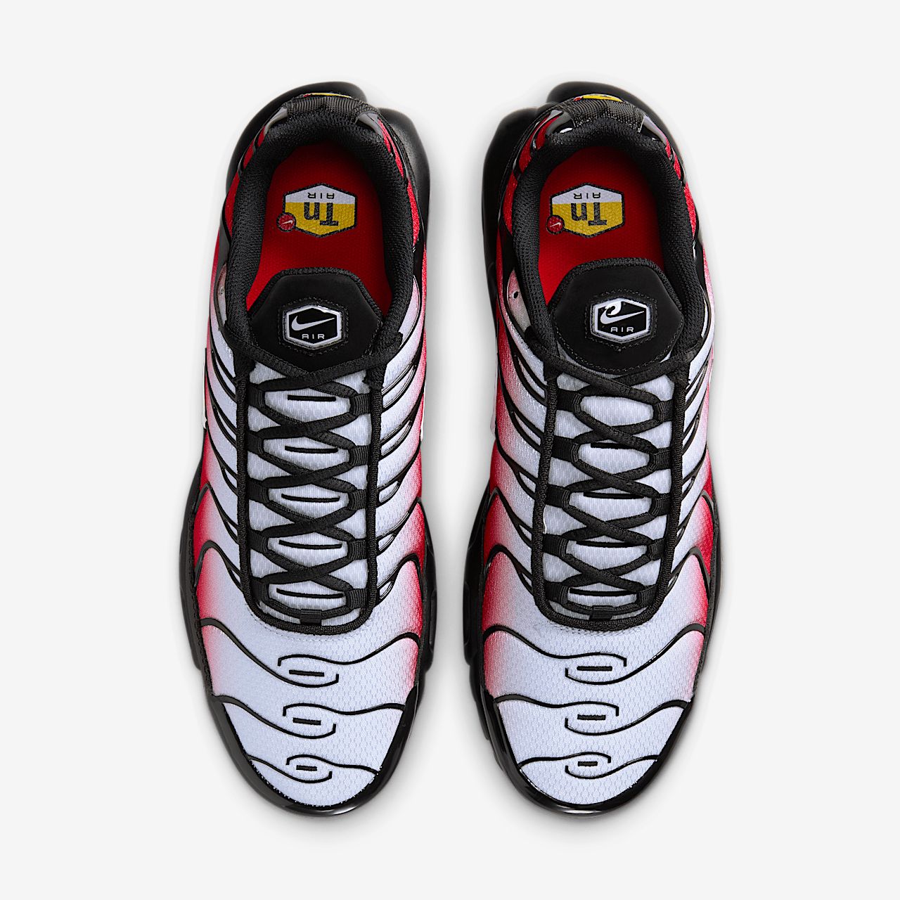 Nike Air Max Plus sneaker Pure Platinum/University Red/Zwart/Wit