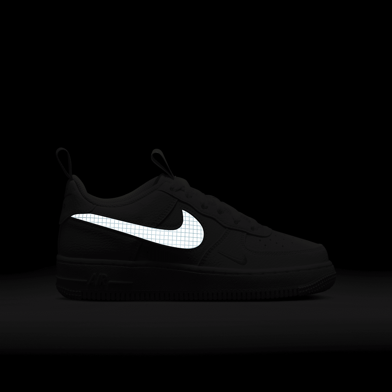 Nike Air Force 1 sneaker Wit/Volt/Light Silver