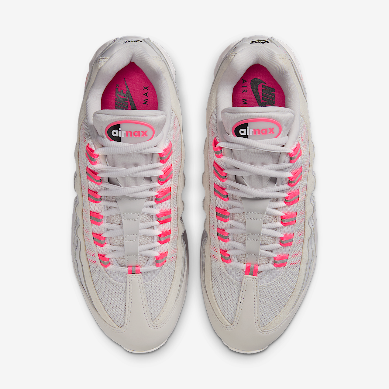 Nike Air Max 95 sneaker Vast Grey/Pure Platinum/Platinum Tint/Hyper Pink