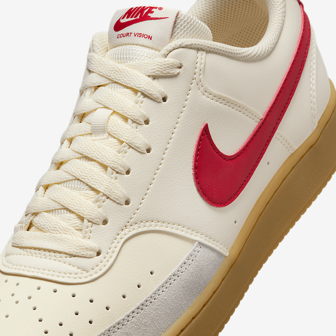 Nike  sneaker Soft Pearl/Gum Light Brown/Gym Red