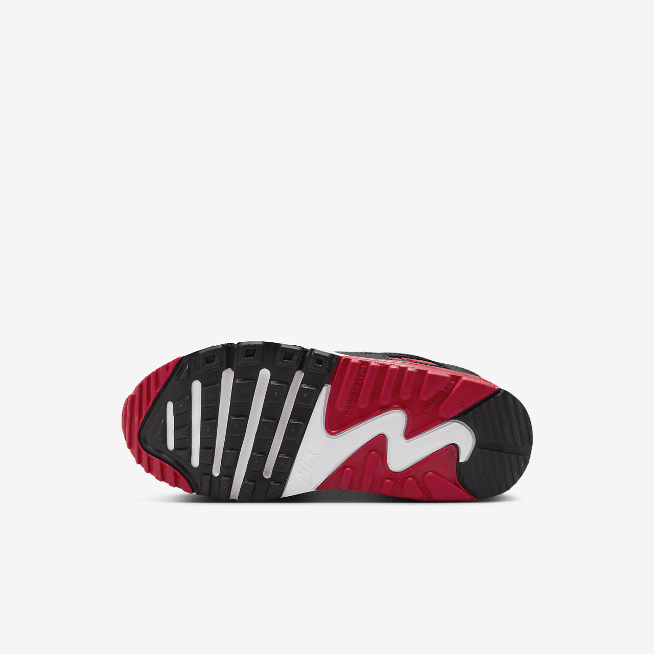 Nike Air max 90 sneaker Burgundy Crush/Zwart/University Red/Wit