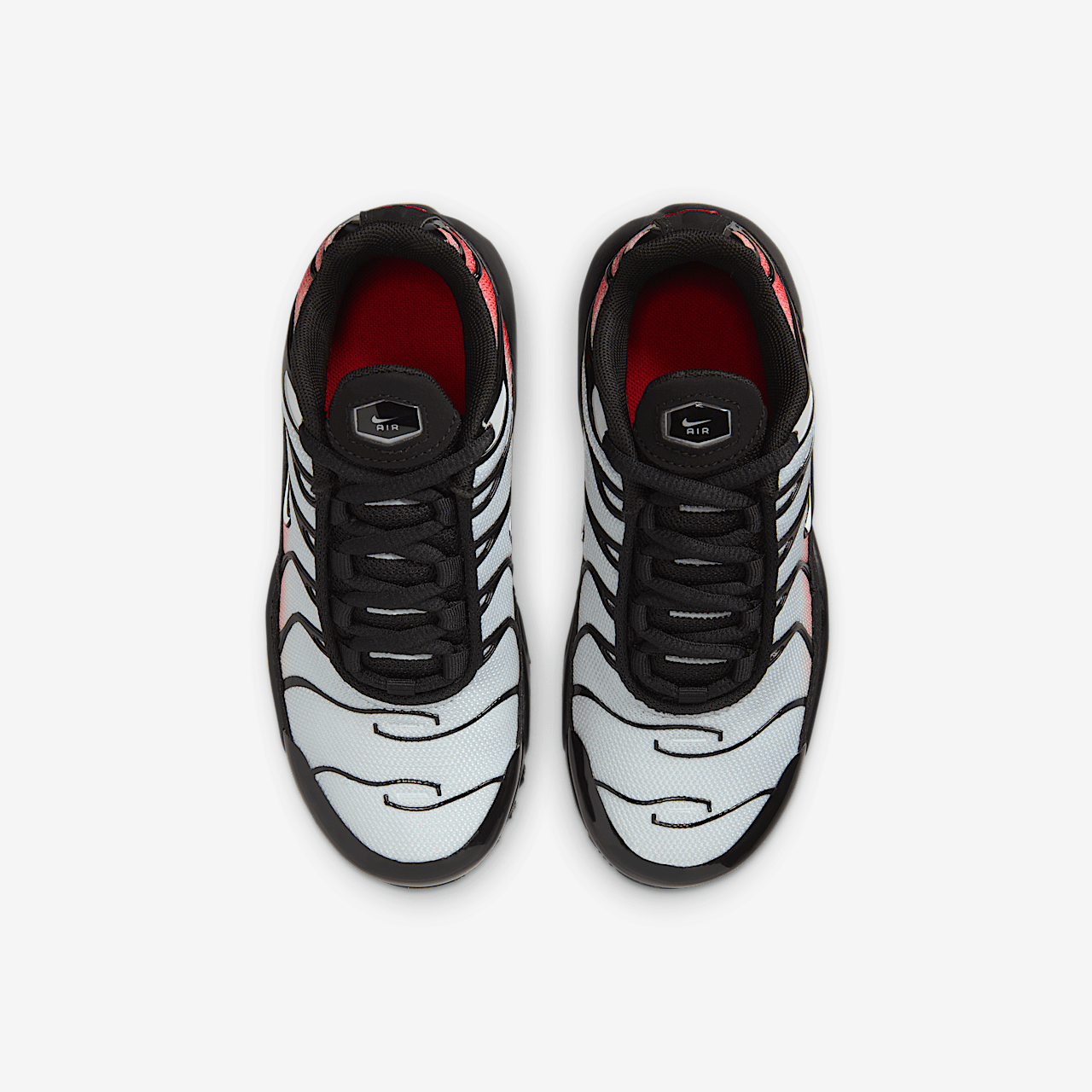 Nike Air Max Plus sneaker Pure Platinum/University Red/Zwart/Wit