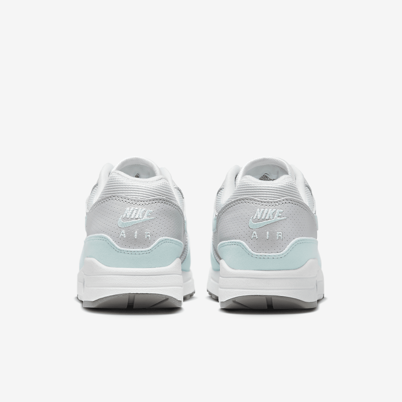 Nike Air Max 1 sneaker Metallic Platinum/Flat Pewter/Summit White/Glacier Blue