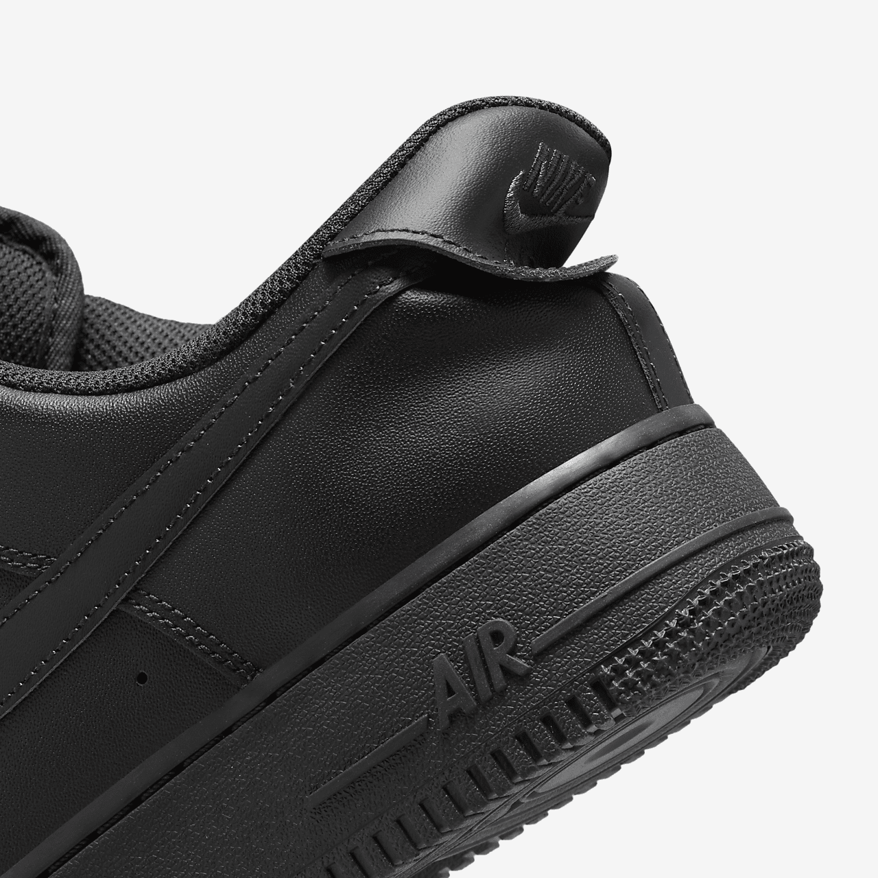 Nike Air Force 1 sneaker Zwart/Zwart/Zwart
