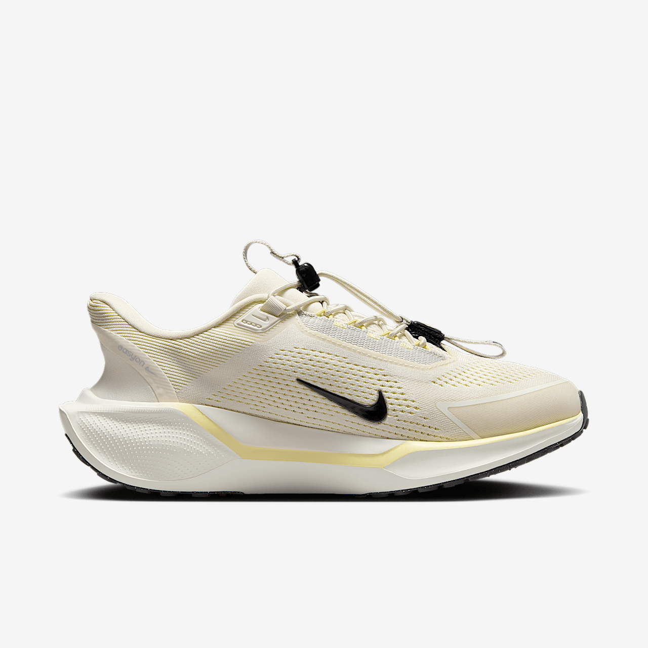 Nike Pegasus sneaker Pale Ivory/Soft Yellow/Light Bone/Zwart