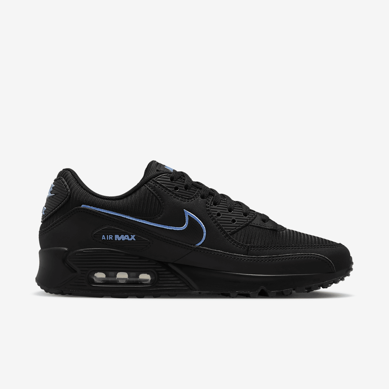 Nike Air max 90 sneaker Zwart/University Blue