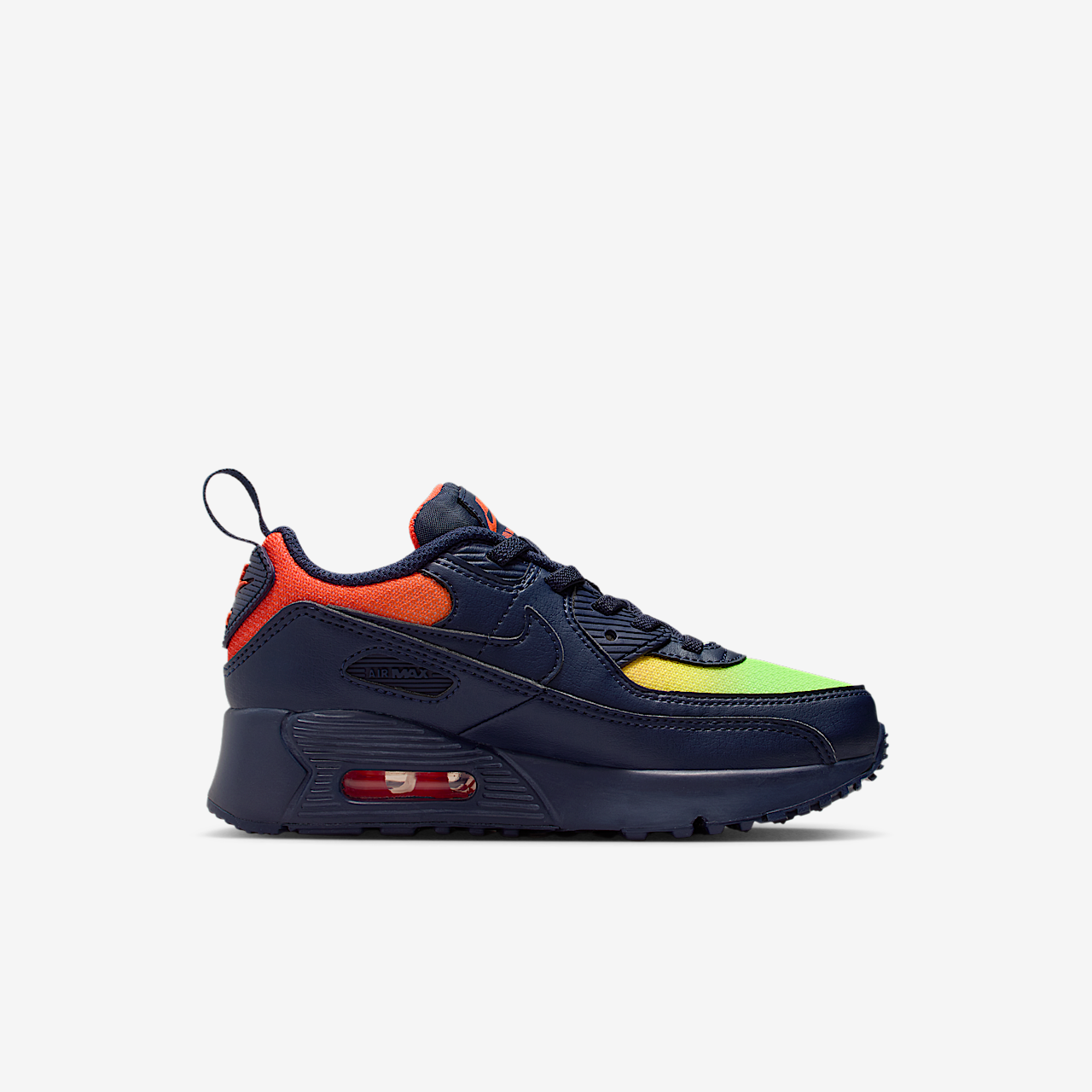 Nike Air max 90 sneaker Lemon Venom/Hyper Crimson/Laser Orange/Blackened Blue