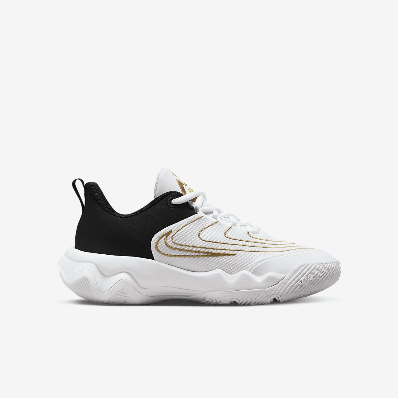 Nike  sneaker Wit/Metallic Gold/Zwart