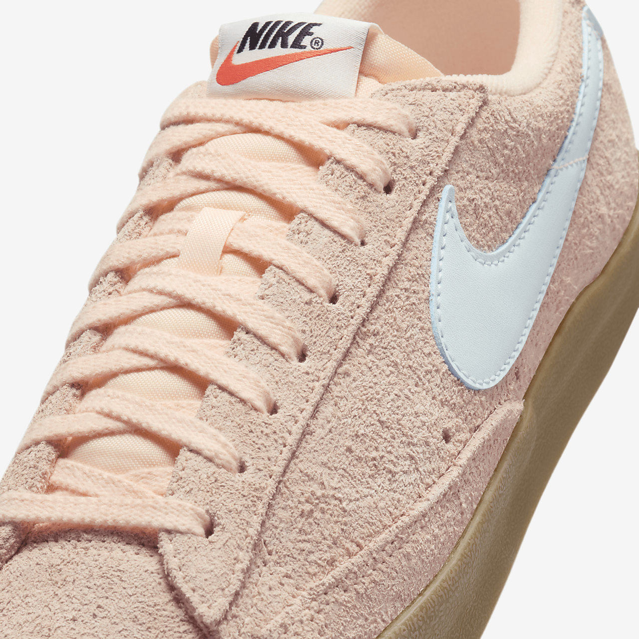 Nike Blazer sneaker Crimson Tint/Gum Light Brown/Team Orange/Glacier Blue